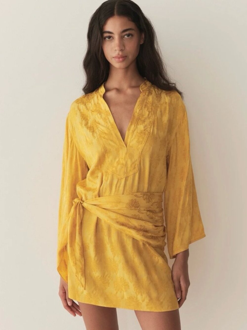 DÔEN Leona Dress Gilded Marguerite Jolie NWT Large